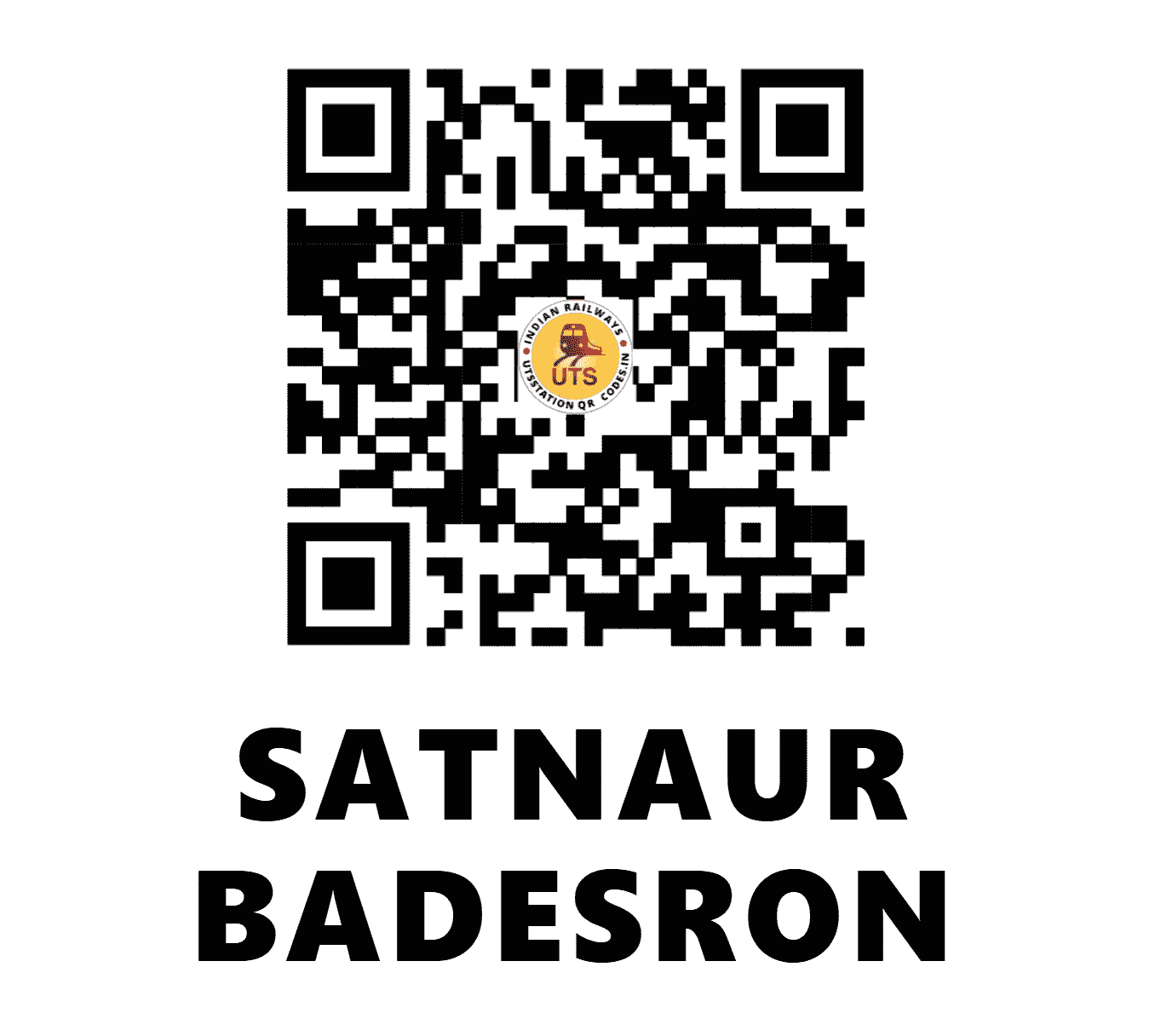 UTS QR Code for SATNAUR BADESRON - SNB (NR - PUNJAB)