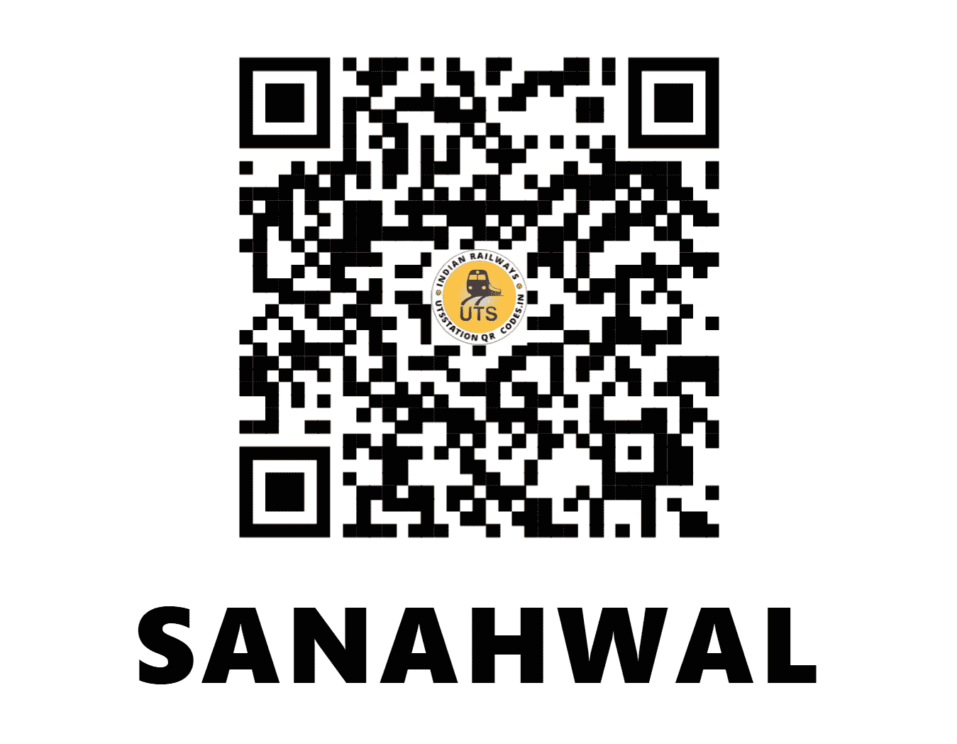 UTS QR Code for SANAHWAL - SNL (NR - PUNJAB)