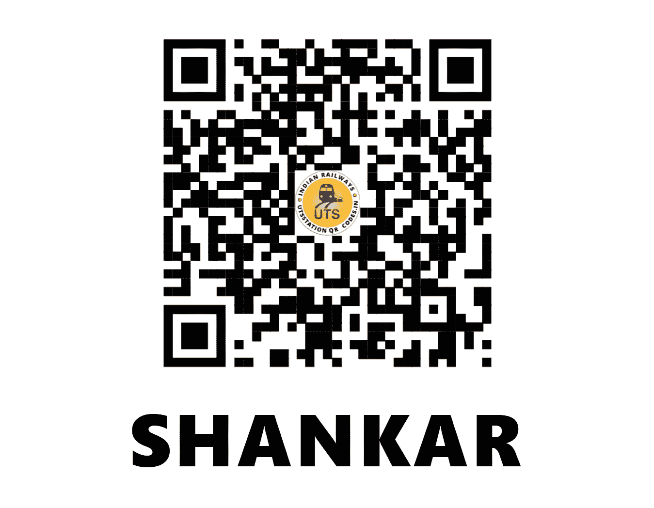 UTS QR Code for SHANKAR - SQK (NR - PUNJAB)