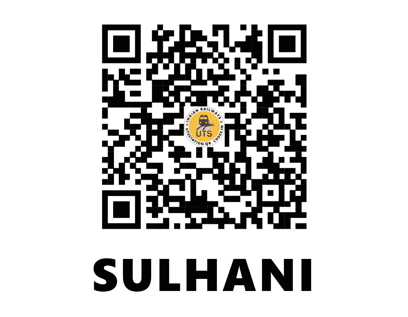UTS QR Code for SULHANI - SULH (NR - PUNJAB)