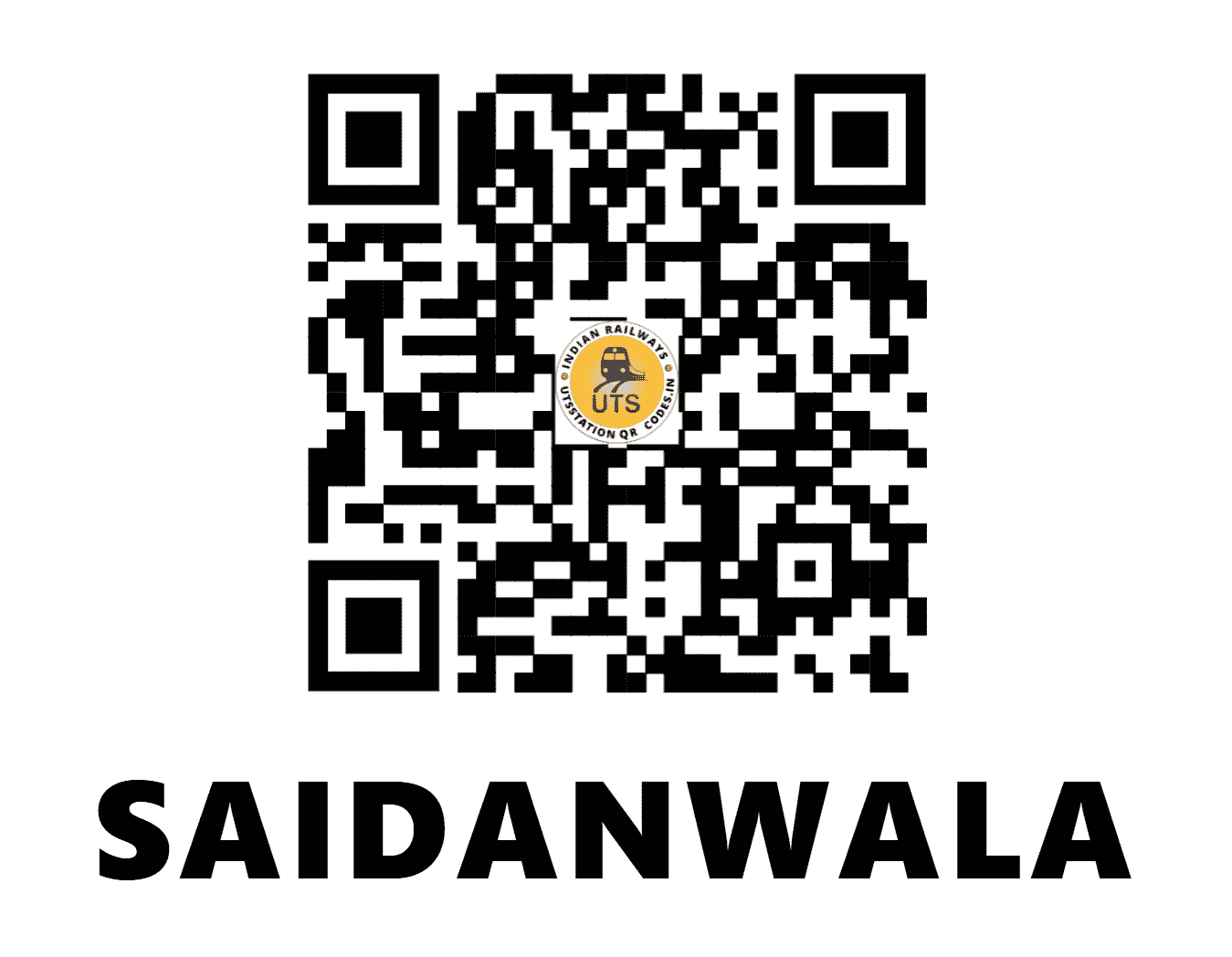 UTS QR Code for SAIDANWALA - SWX (NR - PUNJAB)