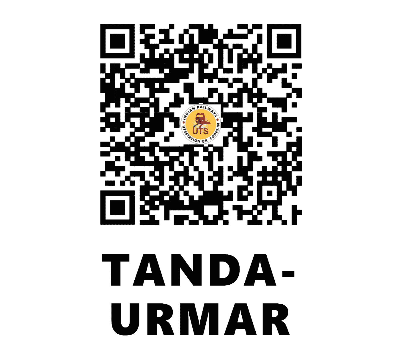 UTS QR Code for TANDA-URMAR - TDO (NR - PUNJAB)