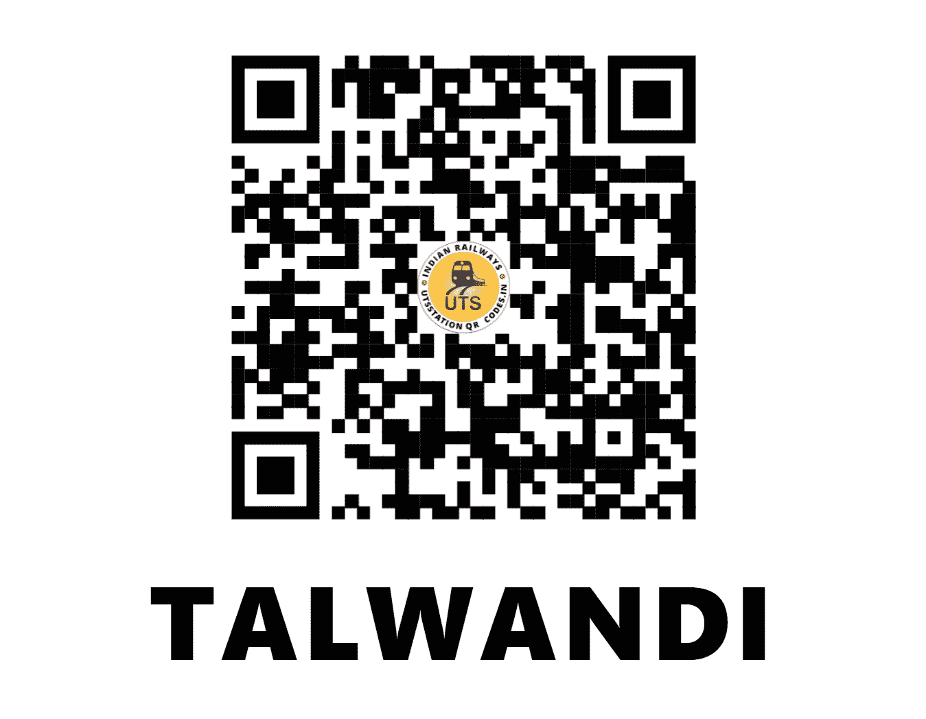 UTS QR Code for TALWANDI - TWB (NR - PUNJAB)