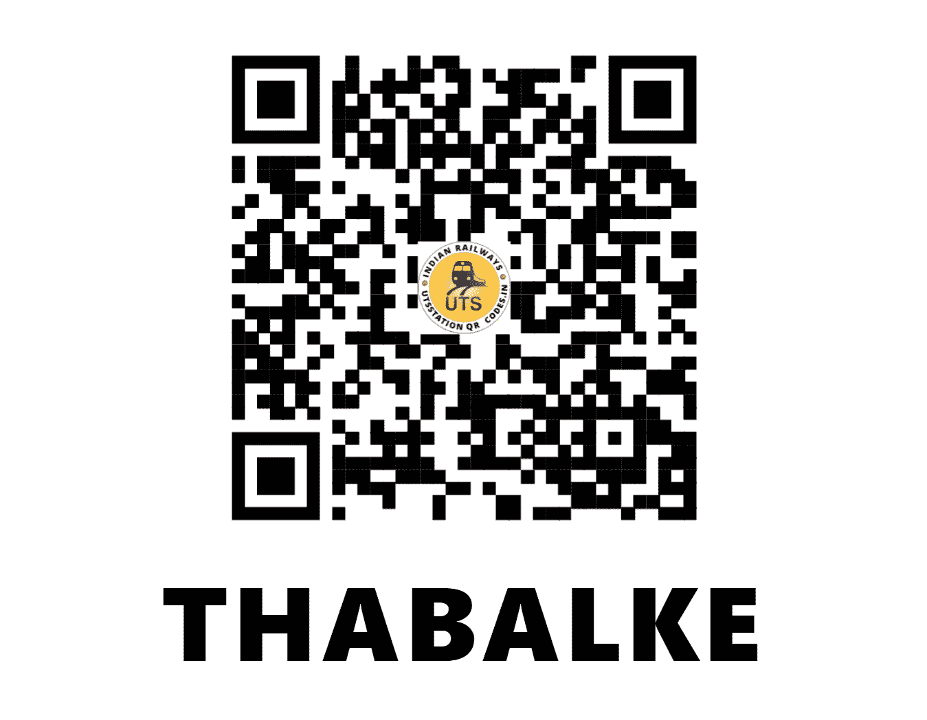UTS QR Code for THABALKE - TYK (NR - PUNJAB)