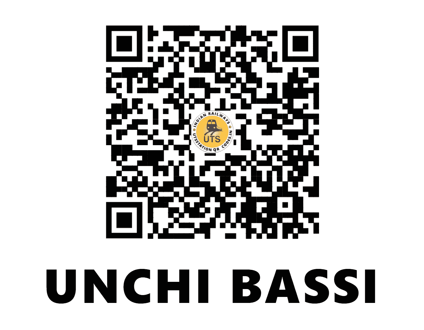 UTS QR Code for UNCHI BASSI - UCB (NR - PUNJAB)