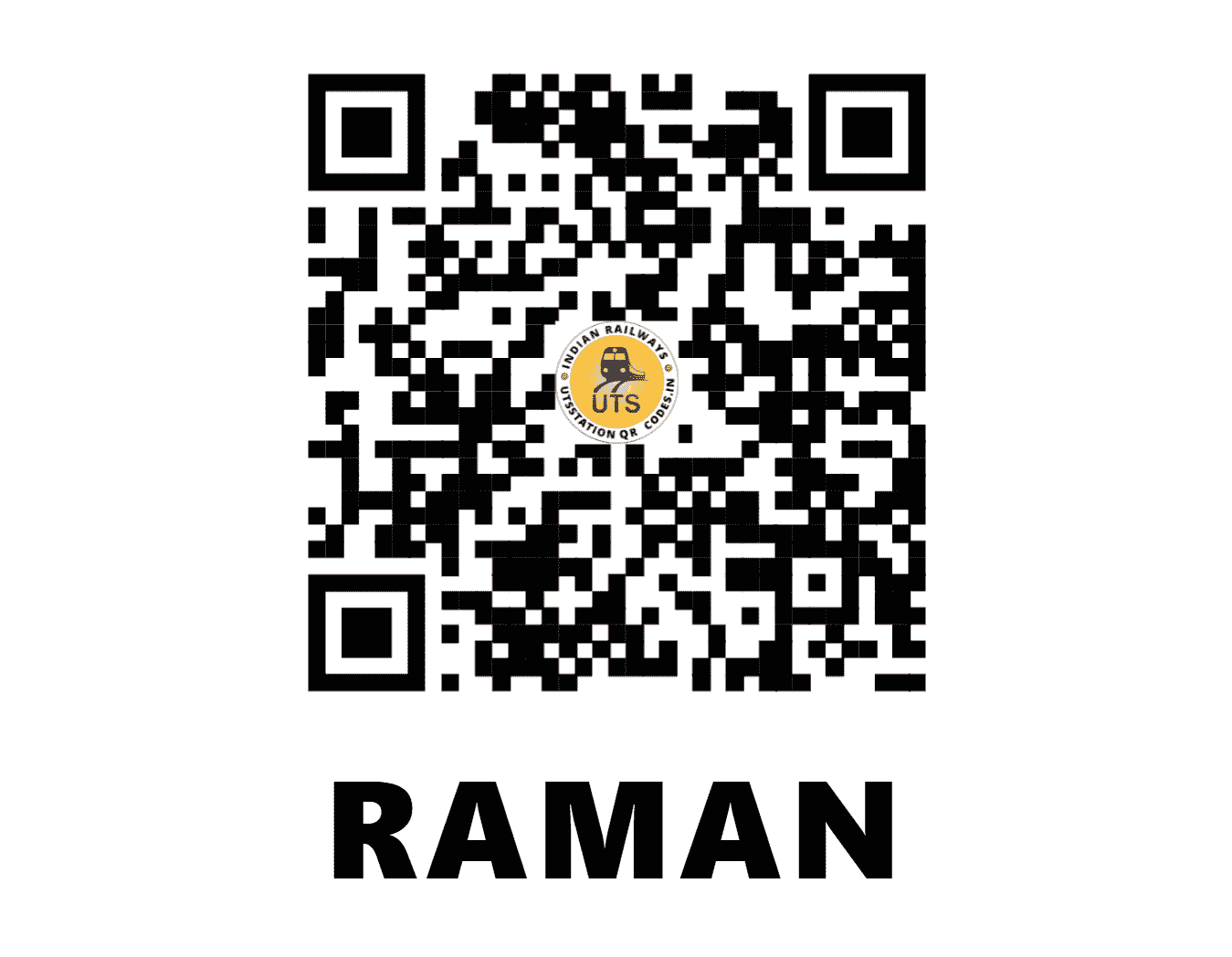 UTS QR Code for RAMAN - RMN (NW - PUNJAB)