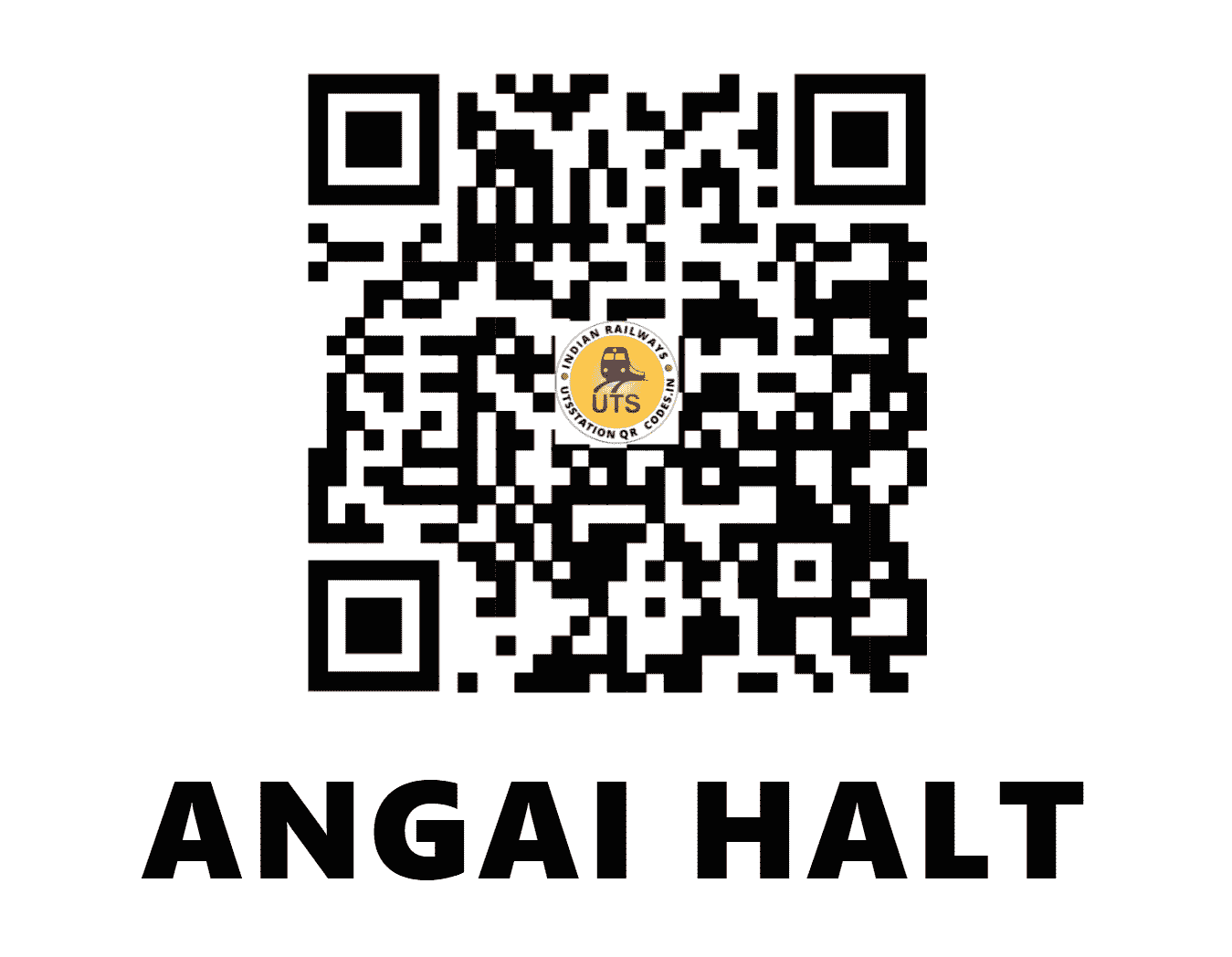 UTS QR Code for ANGAI HALT - AGE (NC - RAJASTHAN)