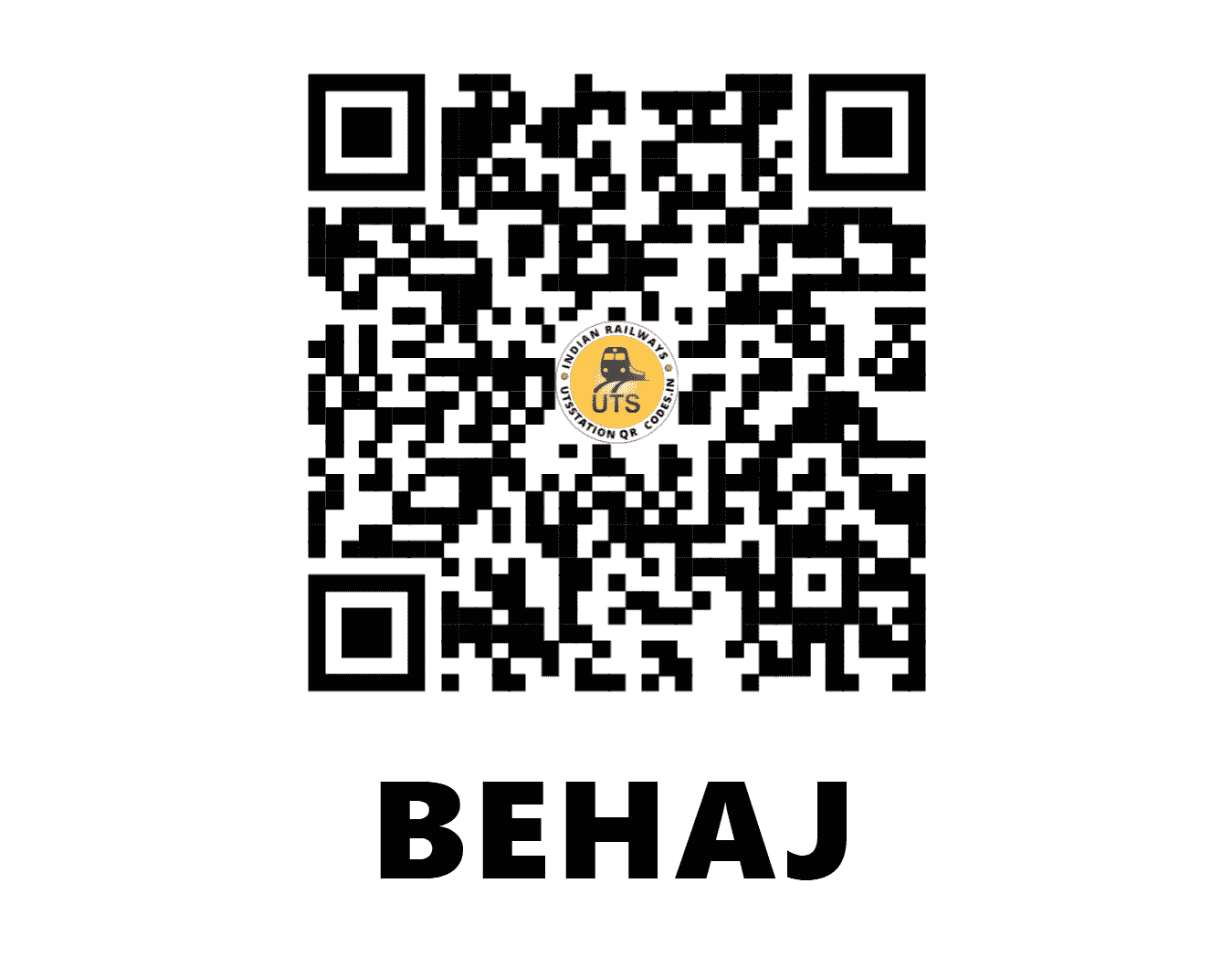 UTS QR Code for BEHAJ - BEHJ (NC - RAJASTHAN)