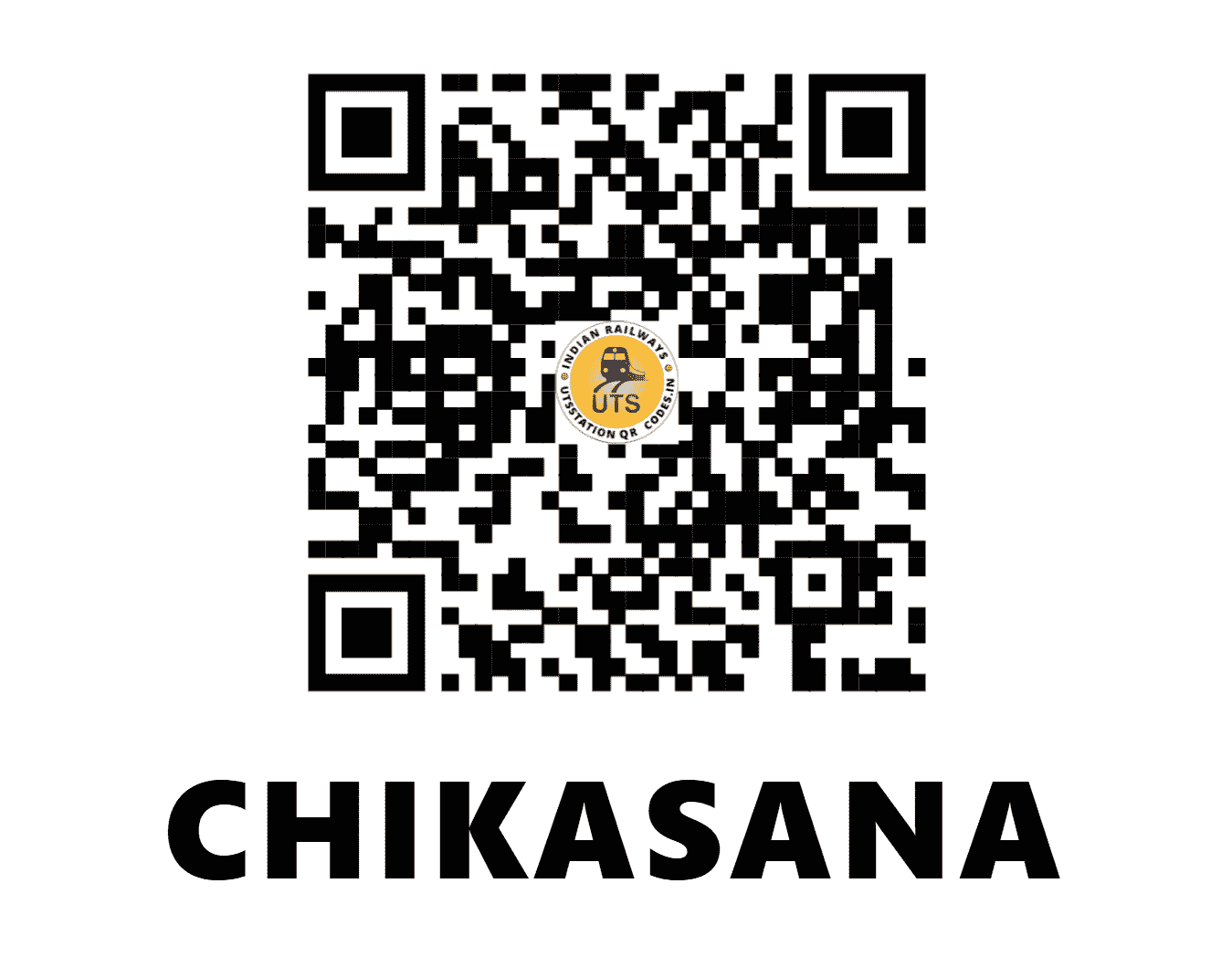 UTS QR Code for CHIKASANA - CIK (NC - RAJASTHAN)