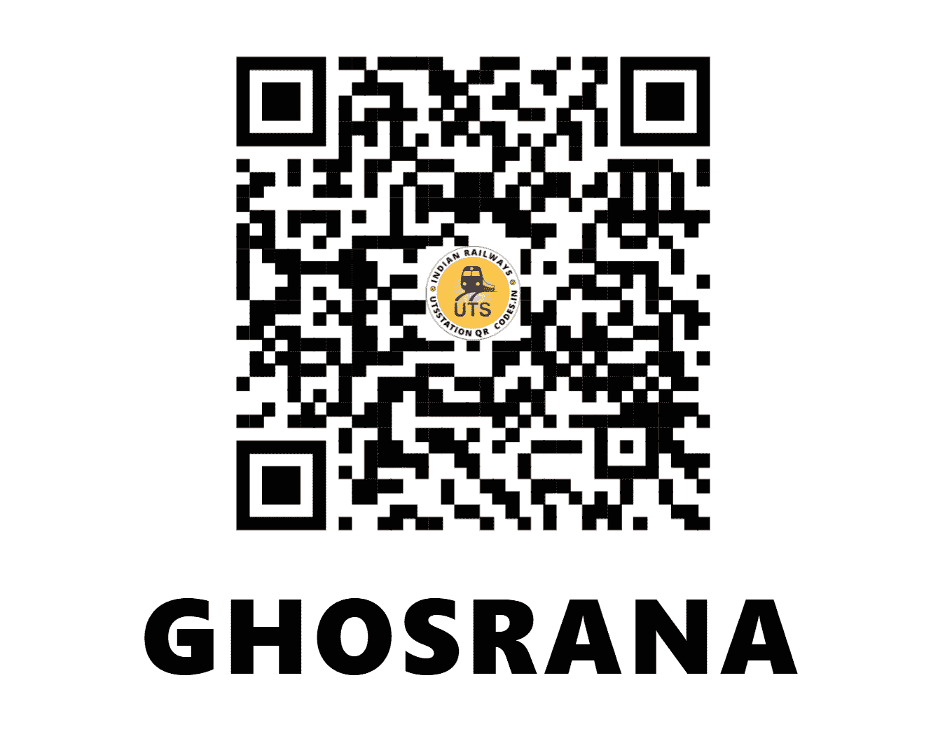UTS QR Code for GHOSRANA - GOS (NC - RAJASTHAN)