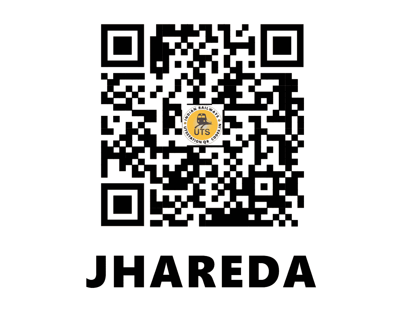 UTS QR Code for JHAREDA - JREA (NC - RAJASTHAN)