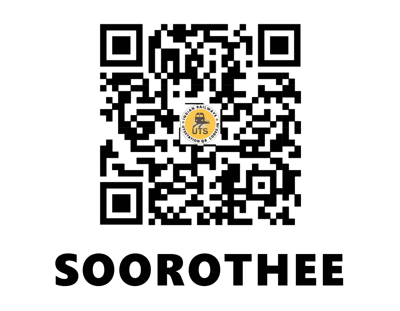 UTS QR Code for SOOROTHEE - SRTE (NC - RAJASTHAN)