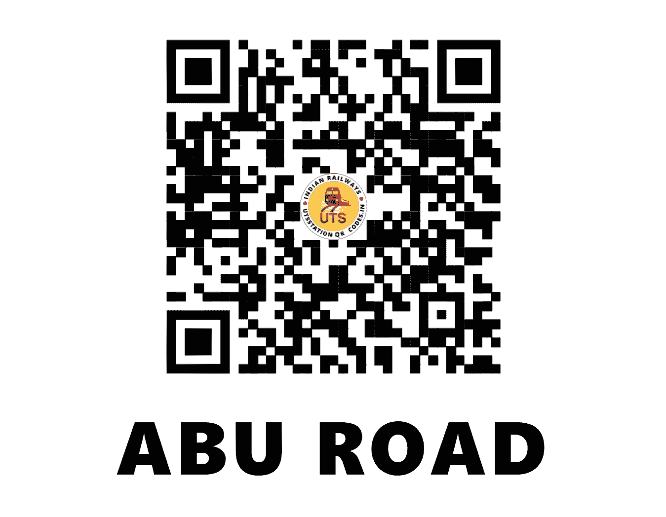 UTS QR Code for ABU ROAD - ABR (NW - RAJASTHAN)