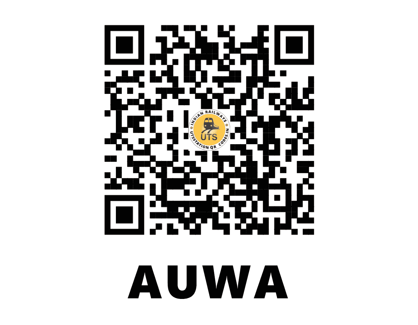 UTS QR Code for AUWA - AUWA (NW - RAJASTHAN)