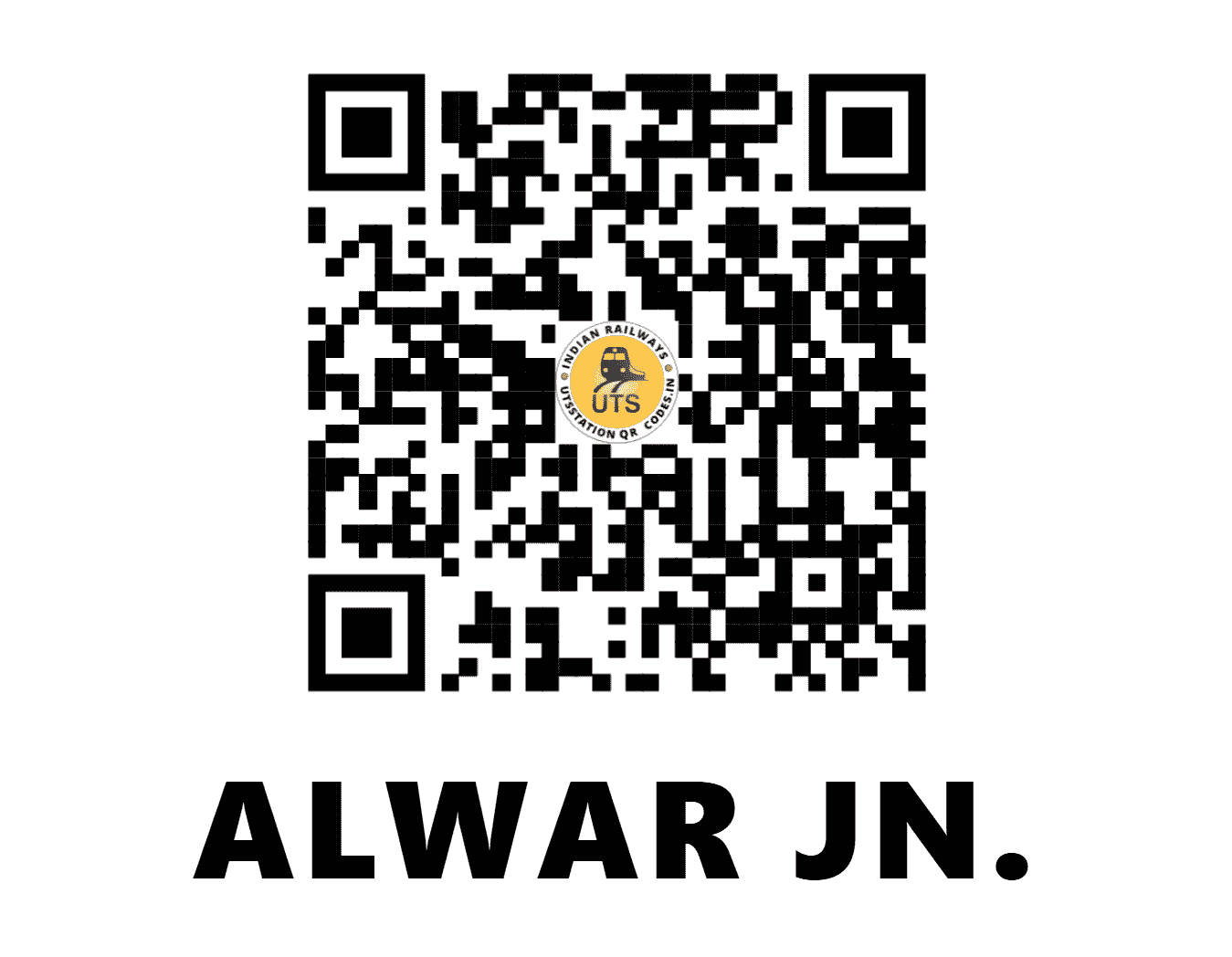 UTS QR Code for ALWAR JN. - AWR (NW - RAJASTHAN)
