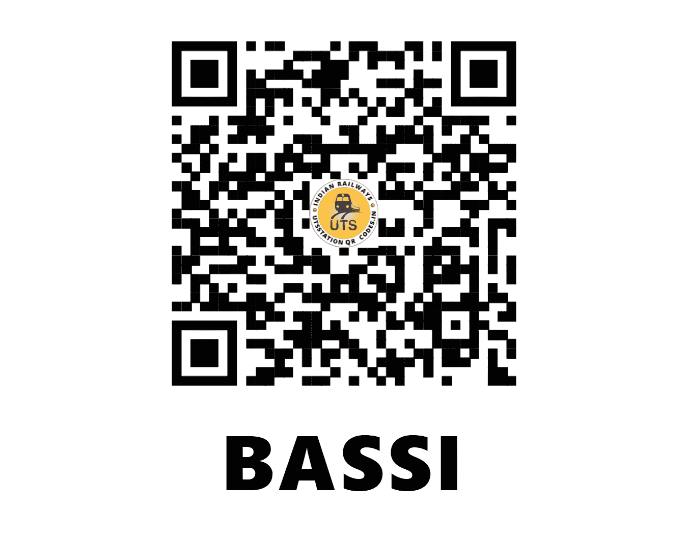 UTS QR Code for BASSI - BAI (NW - RAJASTHAN)