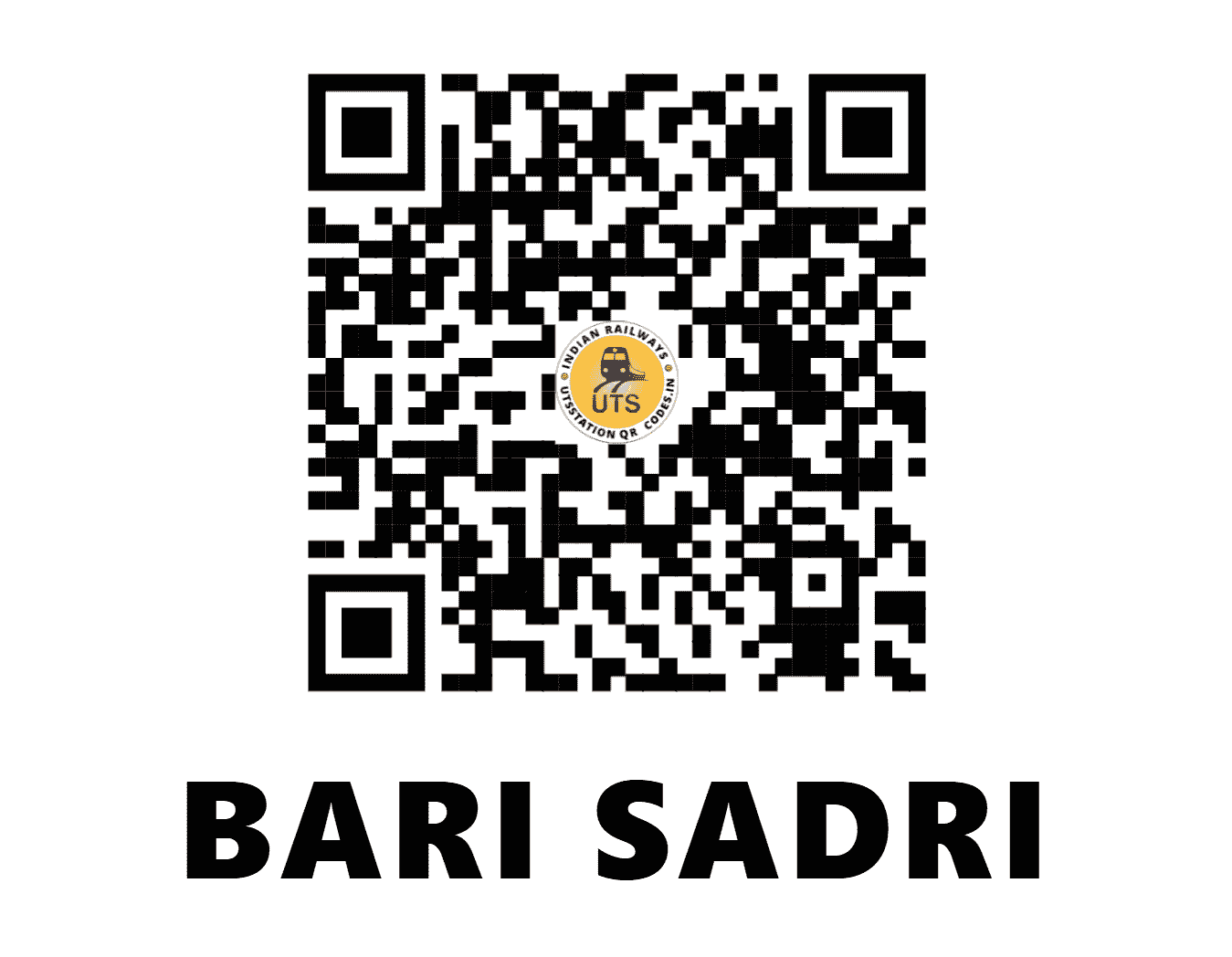 UTS QR Code for BARI SADRI - BI (NW - RAJASTHAN)