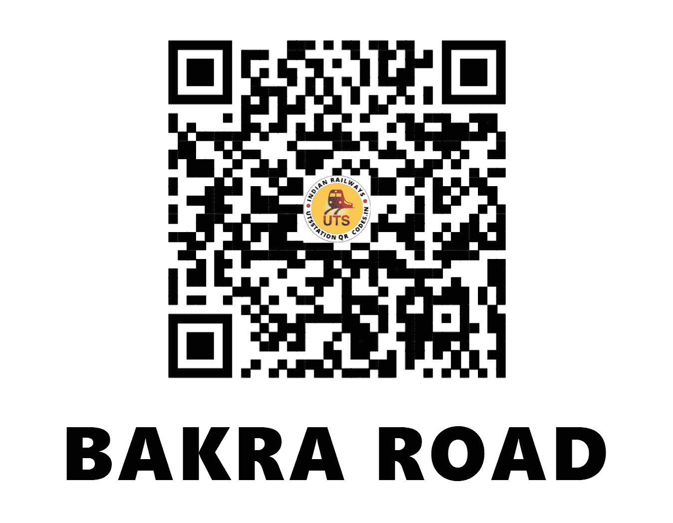 UTS QR Code for BAKRA ROAD - BK (NW - RAJASTHAN)