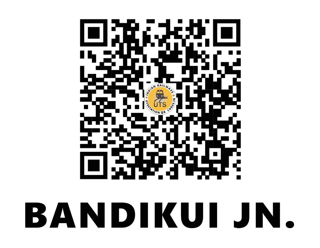UTS QR Code for BANDIKUI JN. - BKI (NW - RAJASTHAN)
