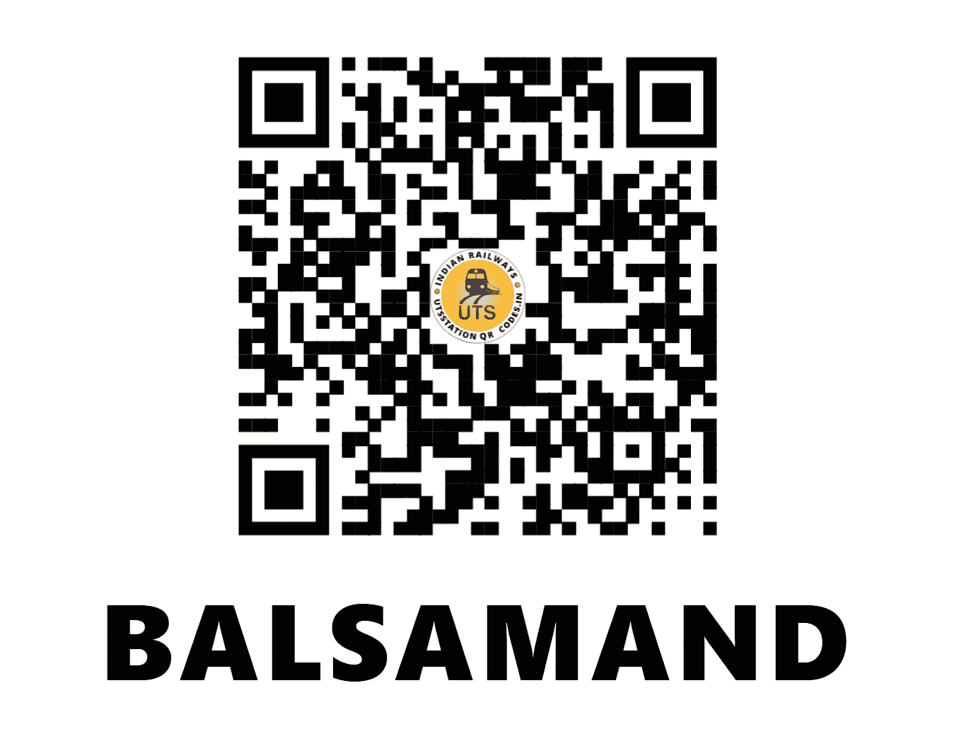 UTS QR Code for BALSAMAND - BLSD (NW - RAJASTHAN)