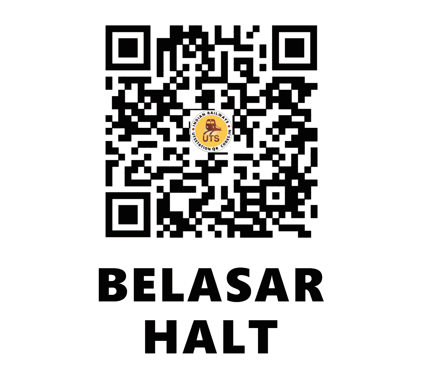 UTS QR Code for BELASAR HALT - BLSR (NW - RAJASTHAN)