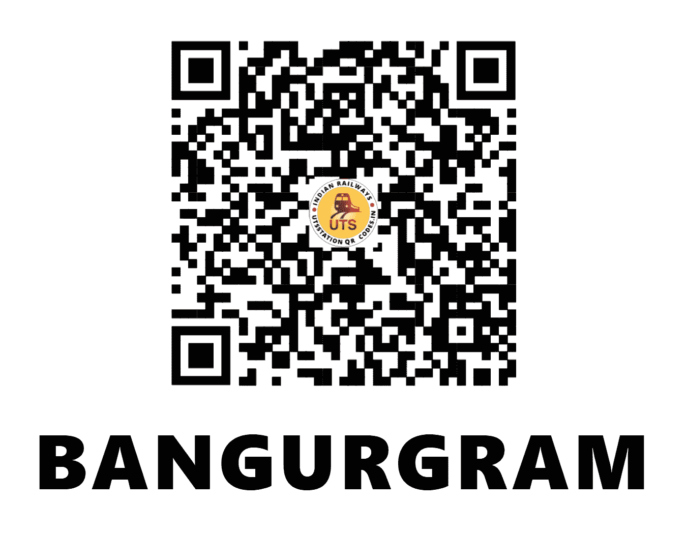 UTS QR Code for BANGURGRAM - BNGM (NW - RAJASTHAN)