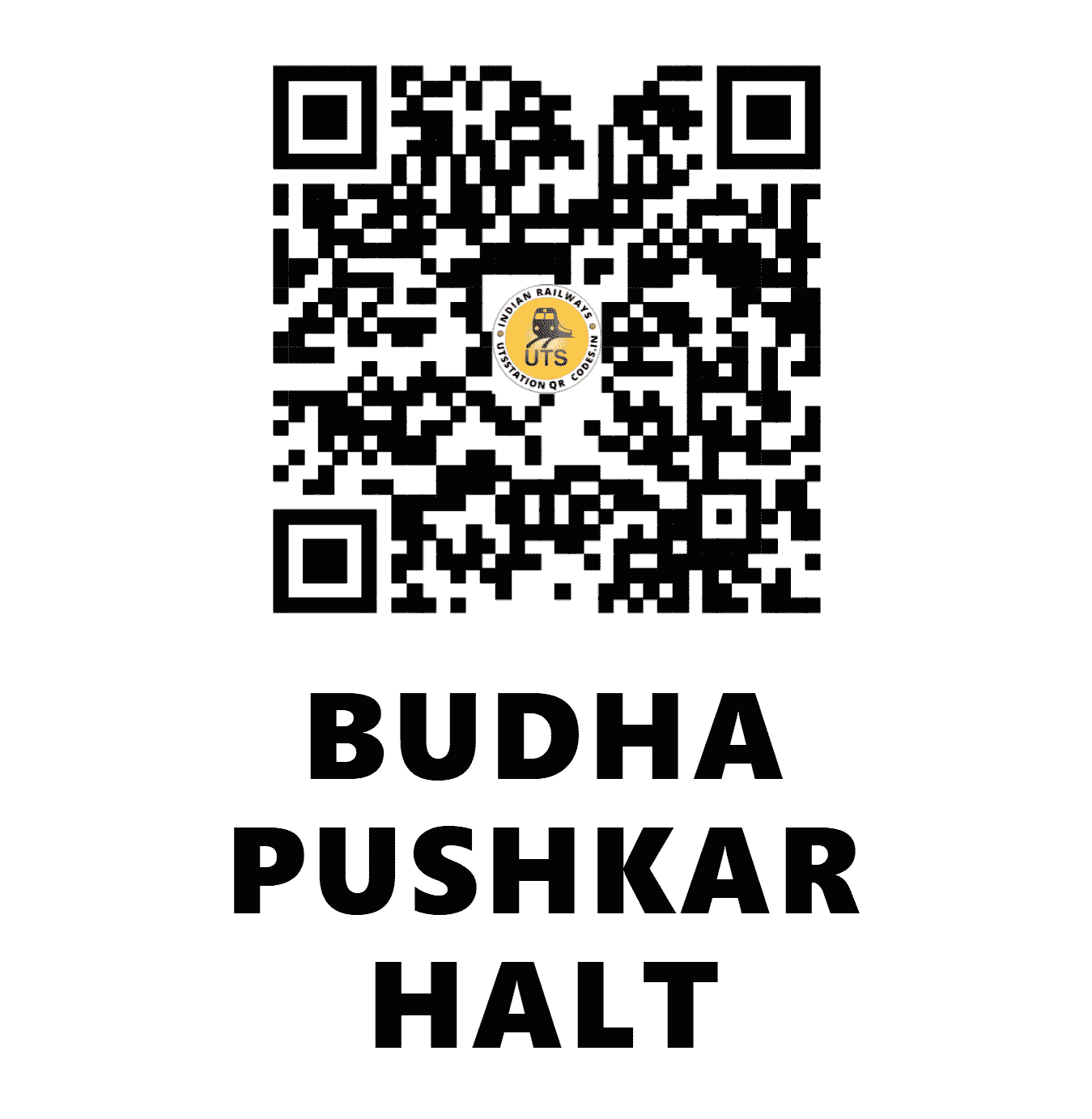 UTS QR Code for BUDHA PUSHKAR HALT - BPKH (NW - RAJASTHAN)