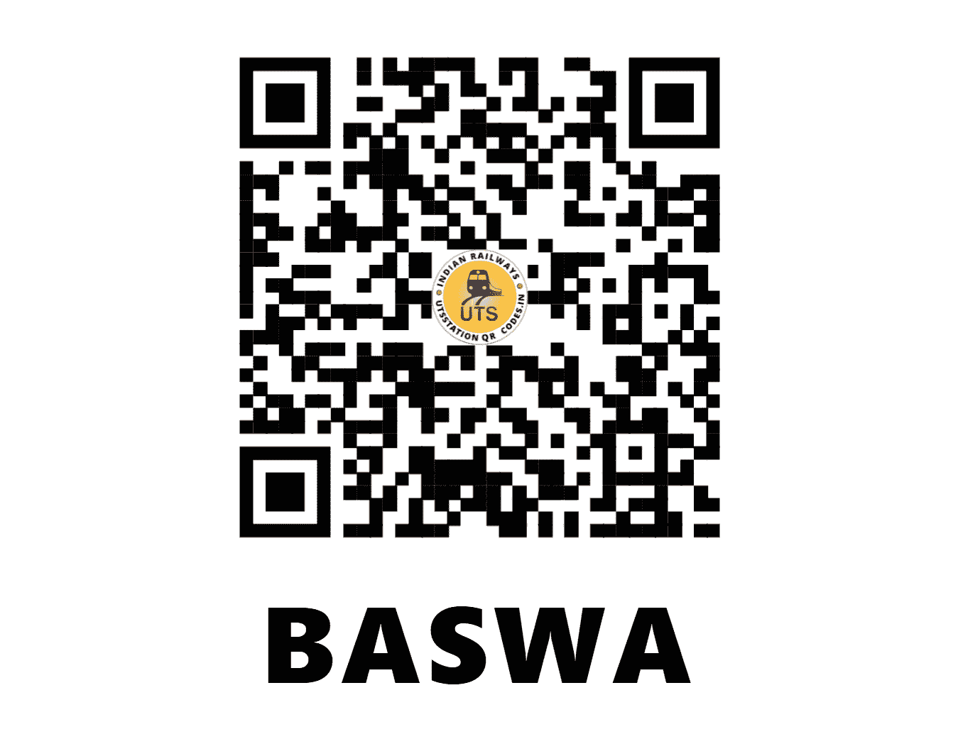 UTS QR Code for BASWA - BU (NW - RAJASTHAN)