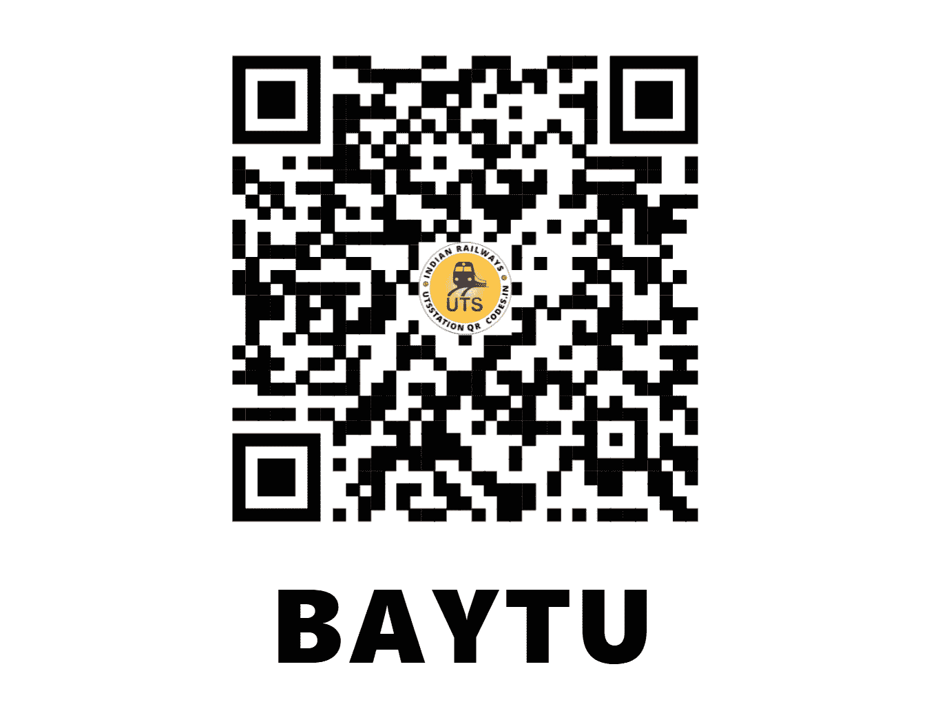 UTS QR Code for BAYTU - BUT (NW - RAJASTHAN)