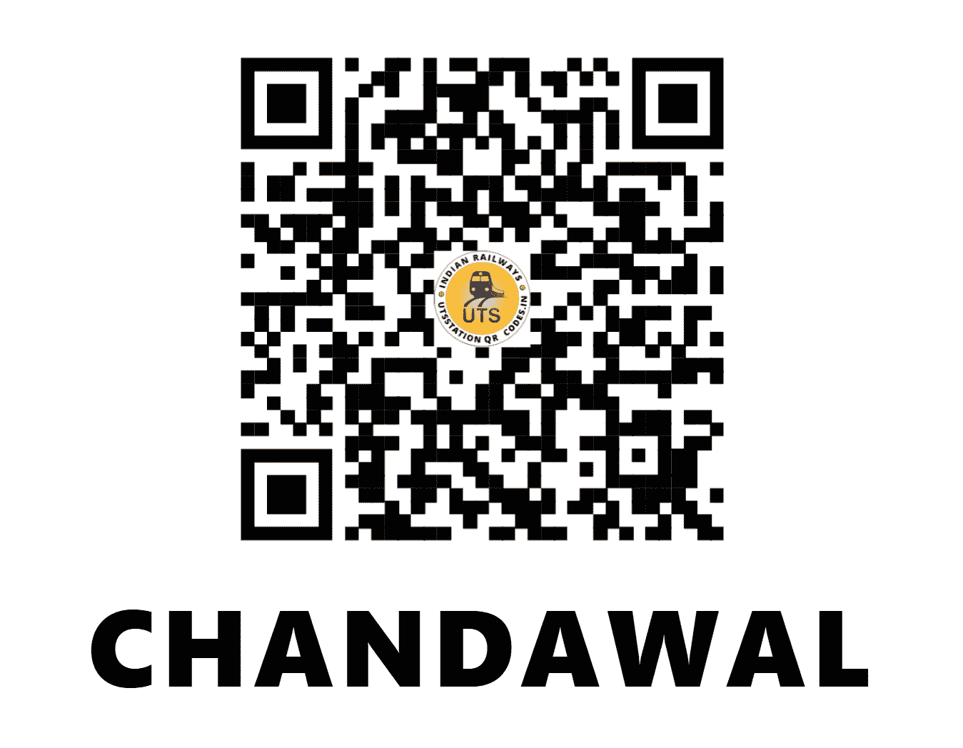 UTS QR Code for CHANDAWAL - CNL (NW - RAJASTHAN)