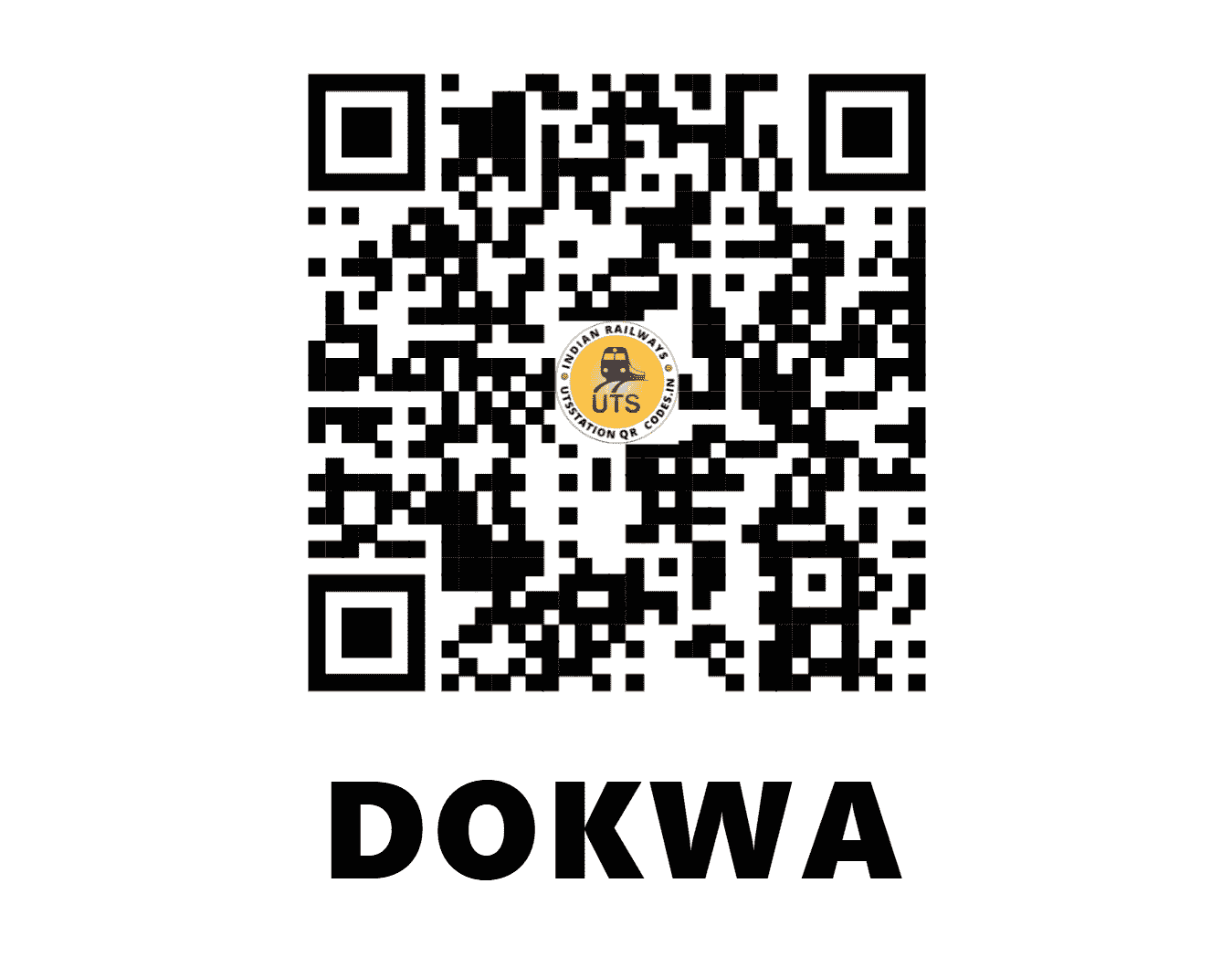 UTS QR Code for DOKWA - DKWA (NW - RAJASTHAN)