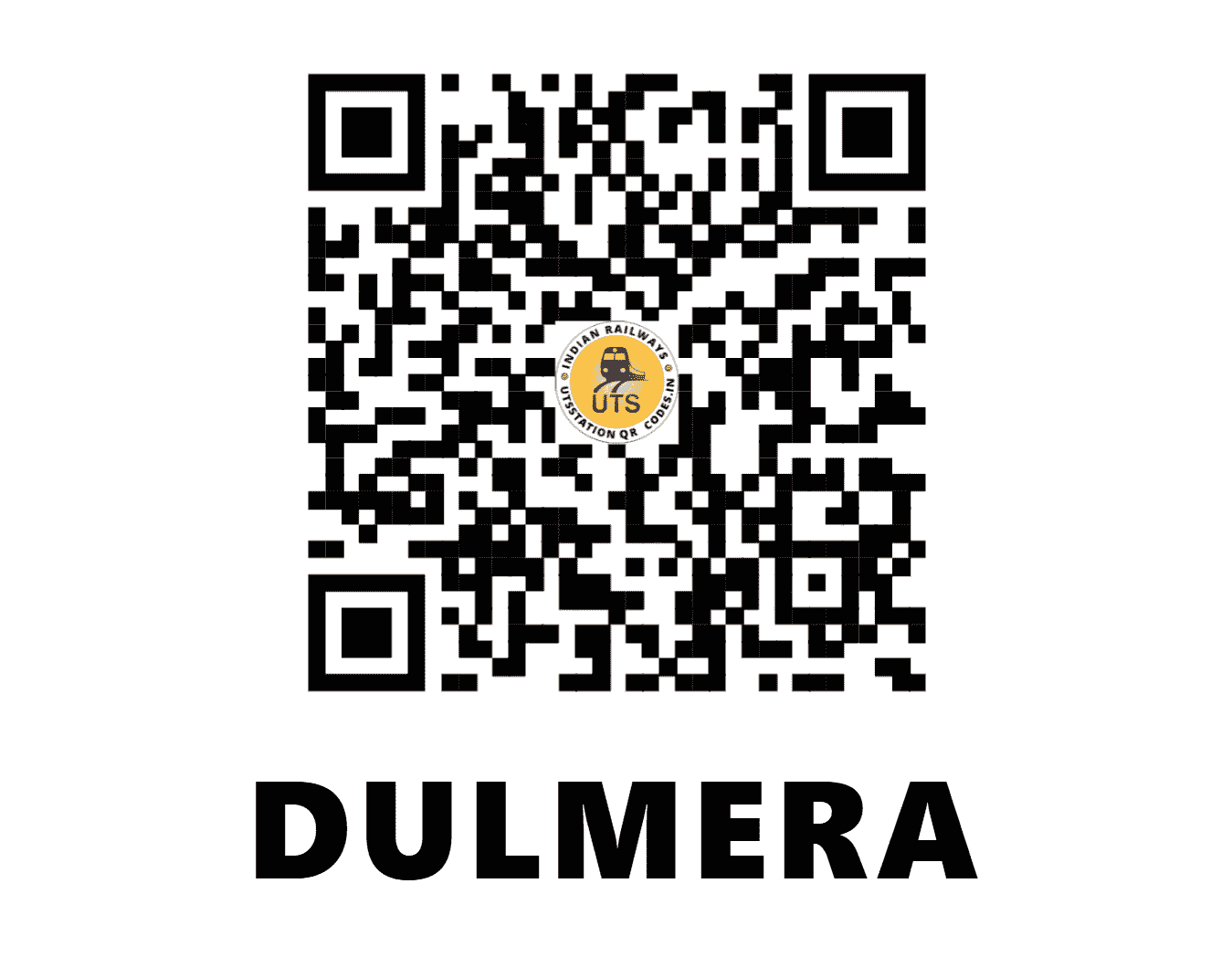 UTS QR Code for DULMERA - DLC (NW - RAJASTHAN)