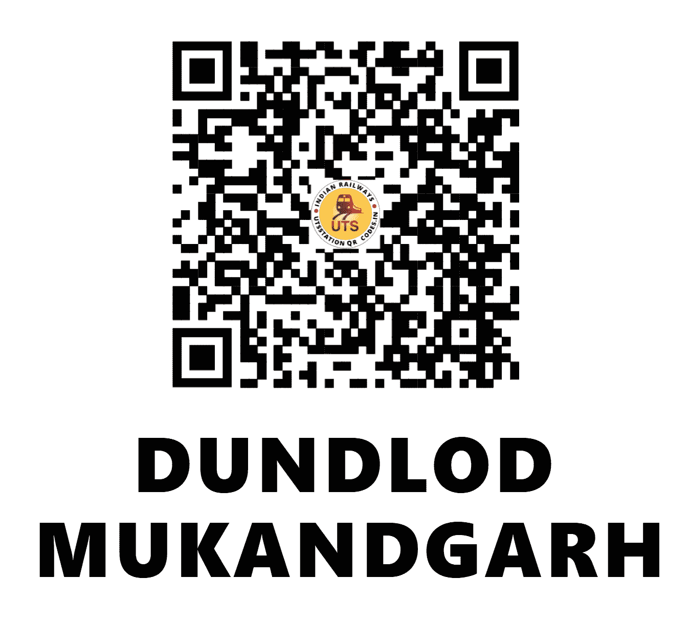 UTS QR Code for DUNDLOD MUKANDGARH - DOB (NW - RAJASTHAN)