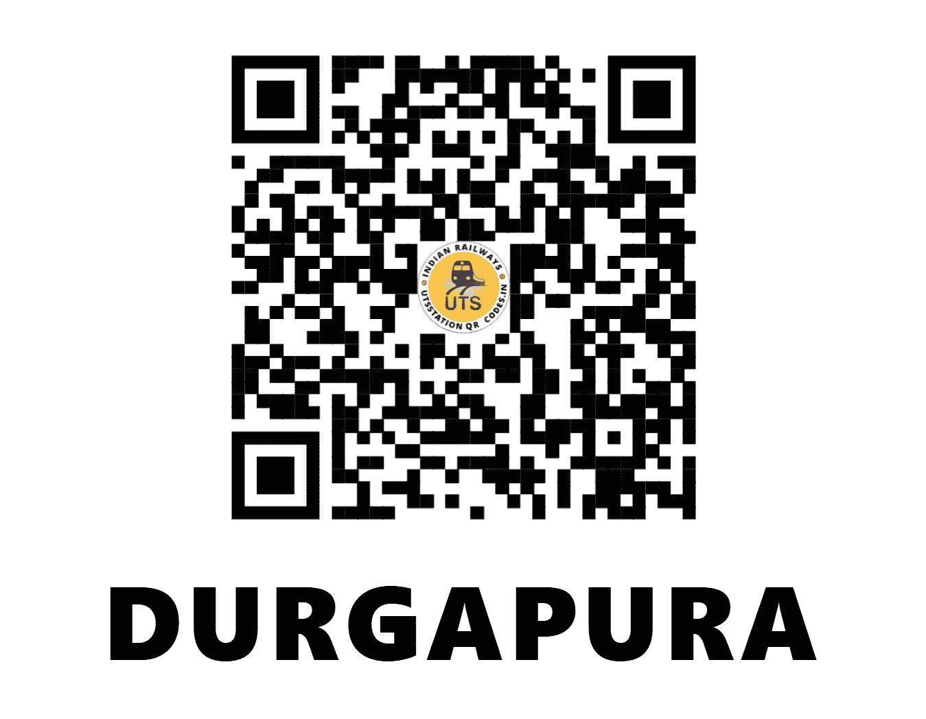 UTS QR Code for DURGAPURA - DPA (NW - RAJASTHAN)