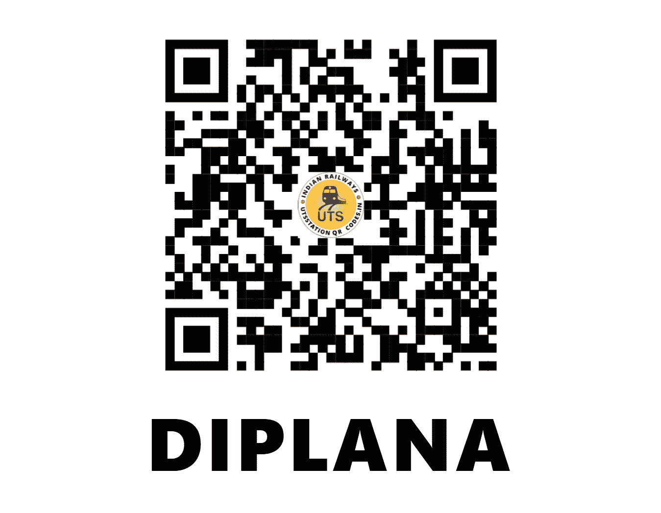 UTS QR Code for DIPLANA - DPLN (NW - RAJASTHAN)
