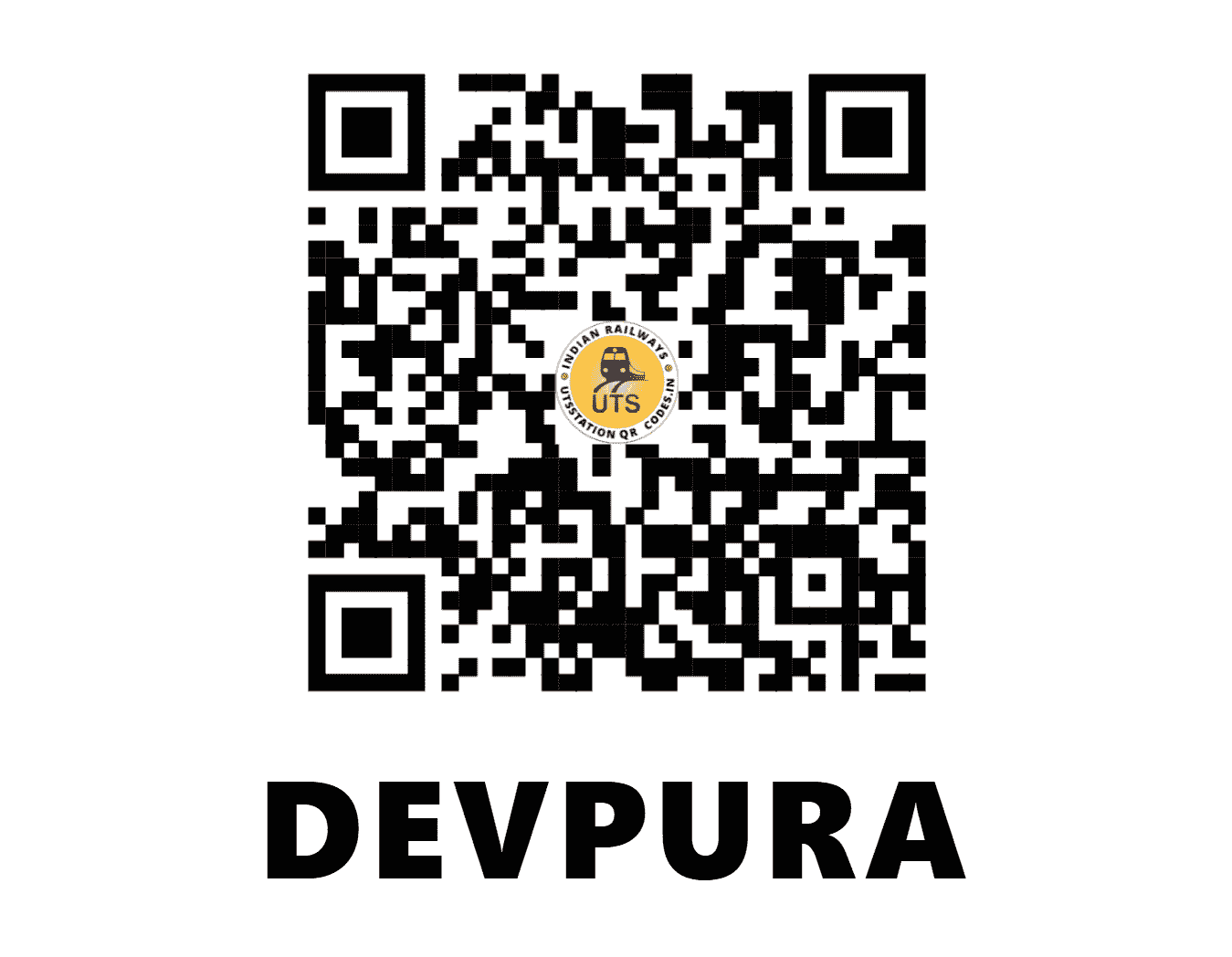 UTS QR Code for DEVPURA - DPZ (NW - RAJASTHAN)