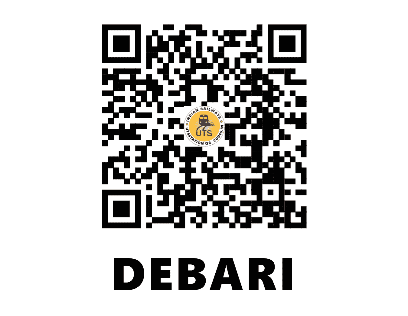 UTS QR Code for DEBARI - DRB (NW - RAJASTHAN)