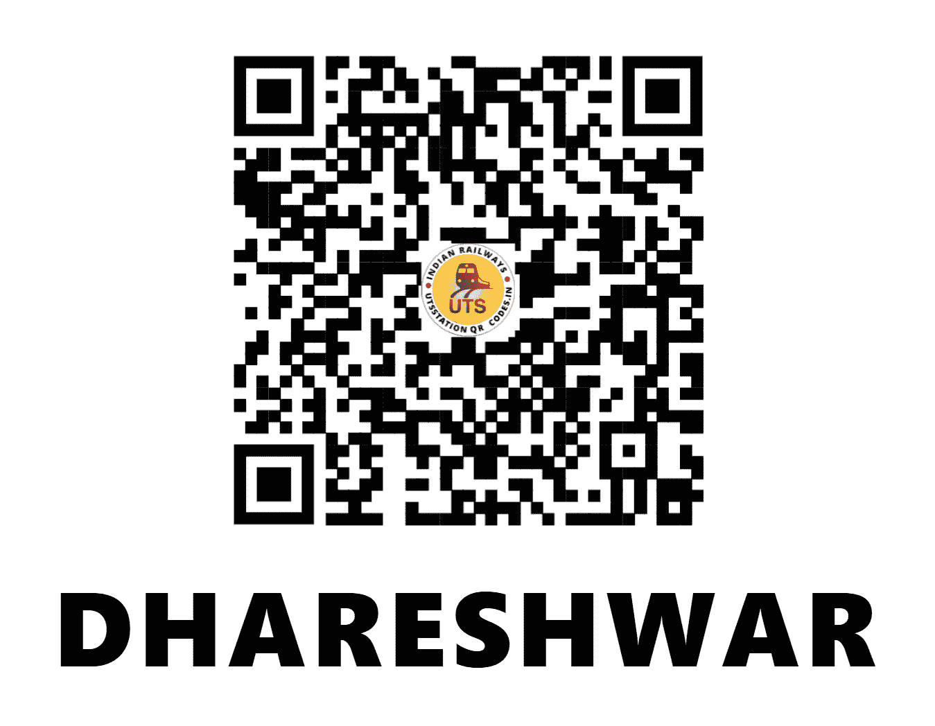 UTS QR Code for DHARESHWAR - DRS (NW - RAJASTHAN)