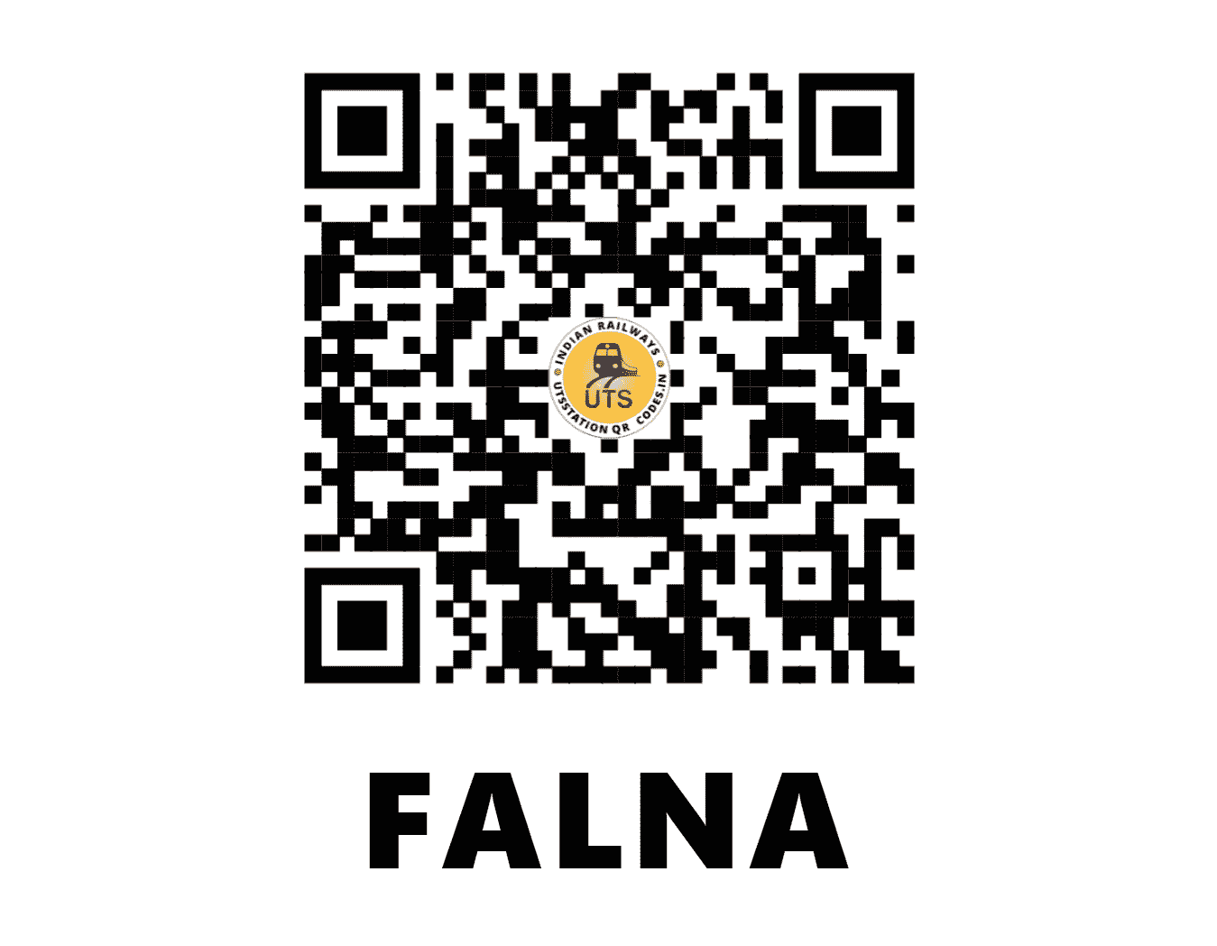 UTS QR Code for FALNA - FA (NW - RAJASTHAN)