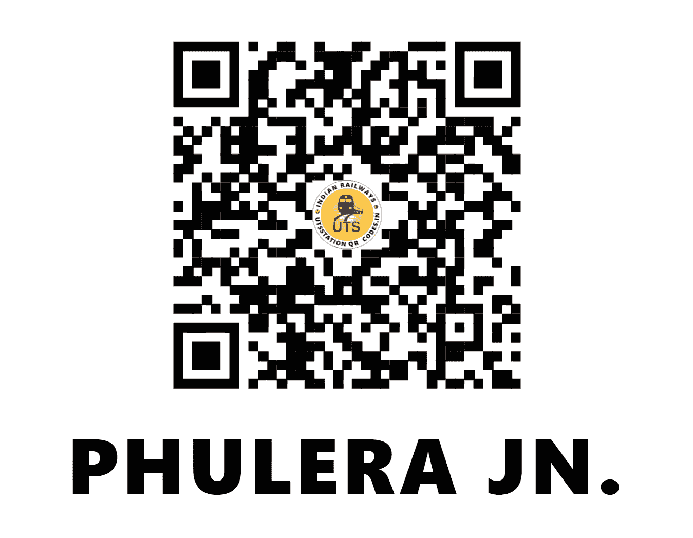 UTS QR Code for PHULERA JN. - FL (NW - RAJASTHAN)
