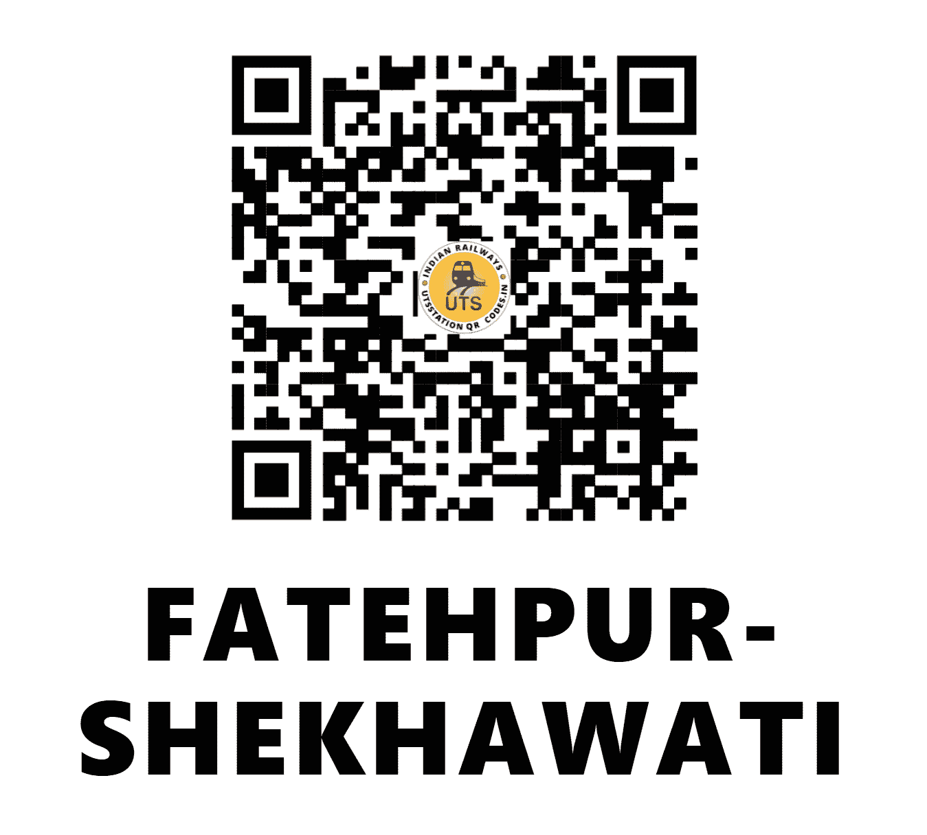 UTS QR Code for FATEHPUR-SHEKHAWATI - FPS (NW - RAJASTHAN)