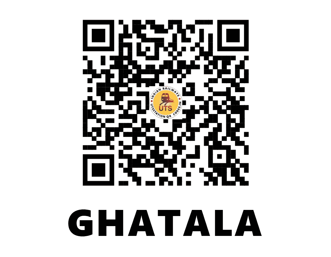 UTS QR Code for GHATALA - GAL (NW - RAJASTHAN)