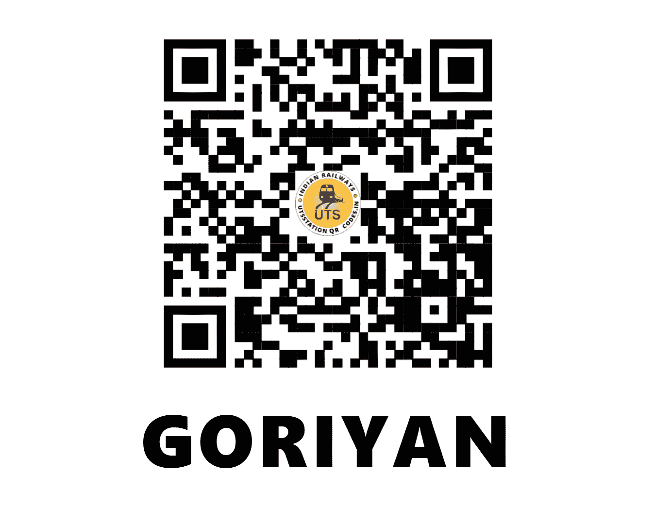 UTS QR Code for GORIYAN - GIO (NW - RAJASTHAN)