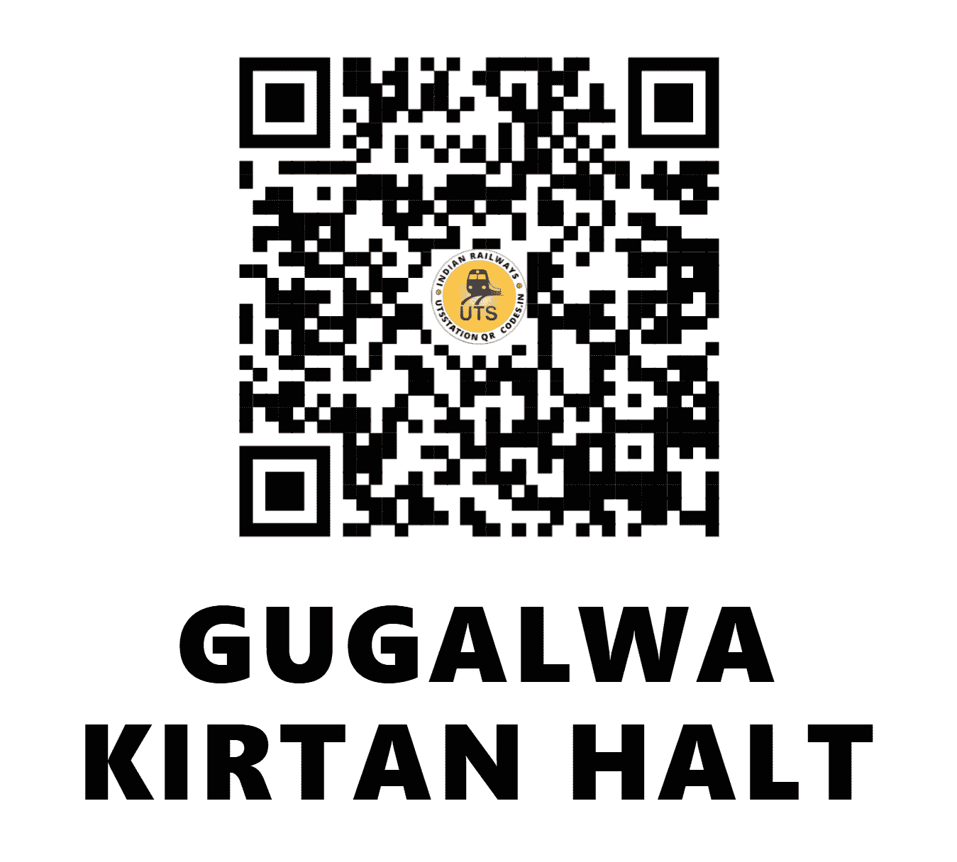UTS QR Code for GUGALWA KIRTAN HALT - GLKN (NW - RAJASTHAN)