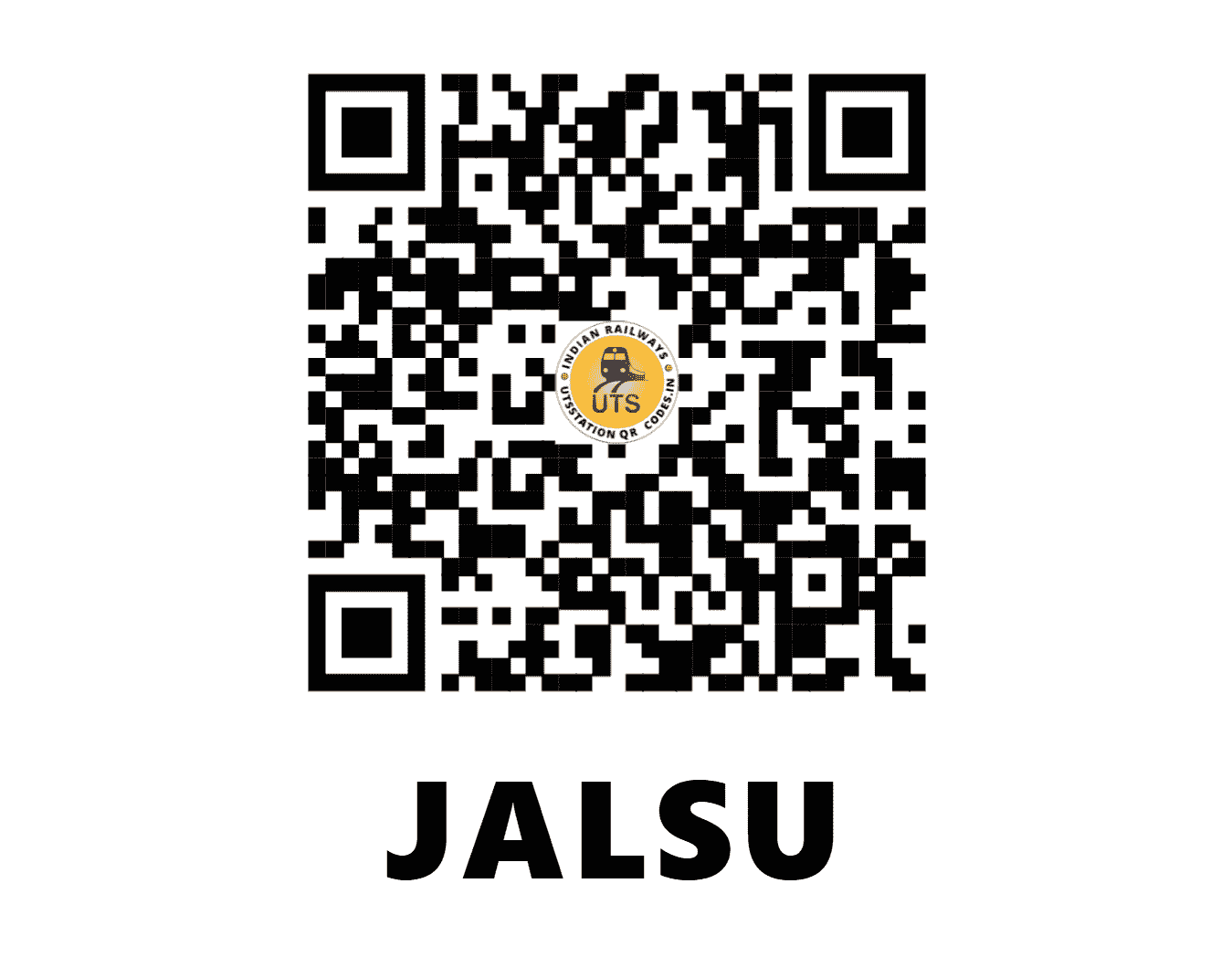 UTS QR Code for JALSU - JAC (NW - RAJASTHAN)