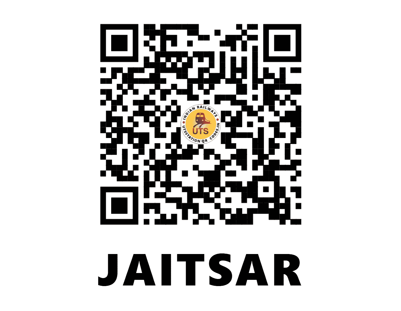 UTS QR Code for JAITSAR - JES (NW - RAJASTHAN)