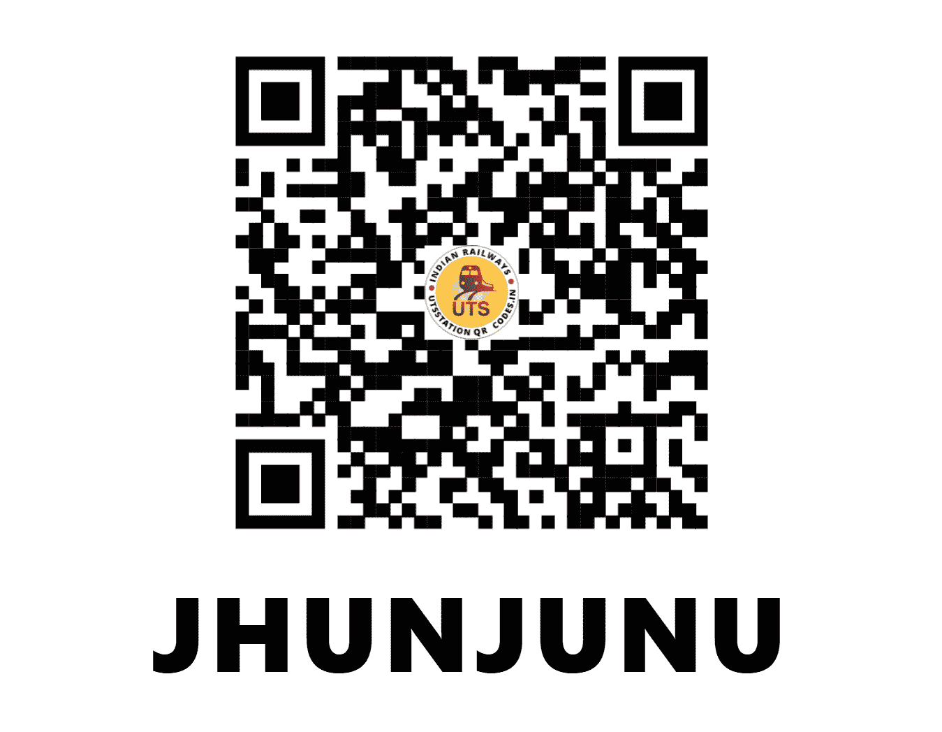 UTS QR Code for JHUNJUNU - JJN (NW - RAJASTHAN)