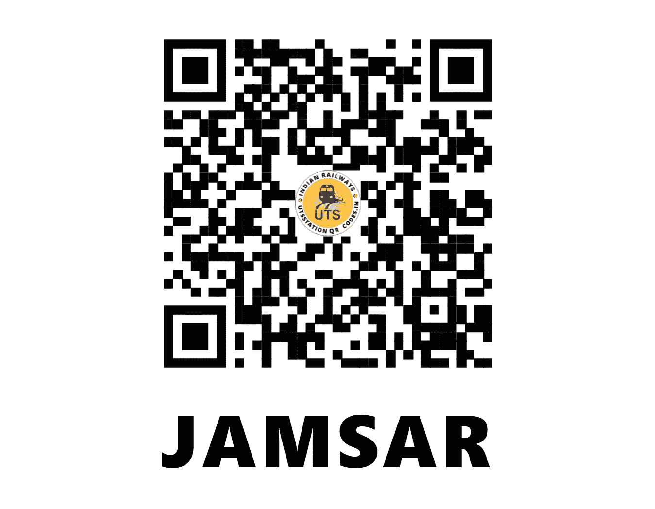 UTS QR Code for JAMSAR - JMS (NW - RAJASTHAN)