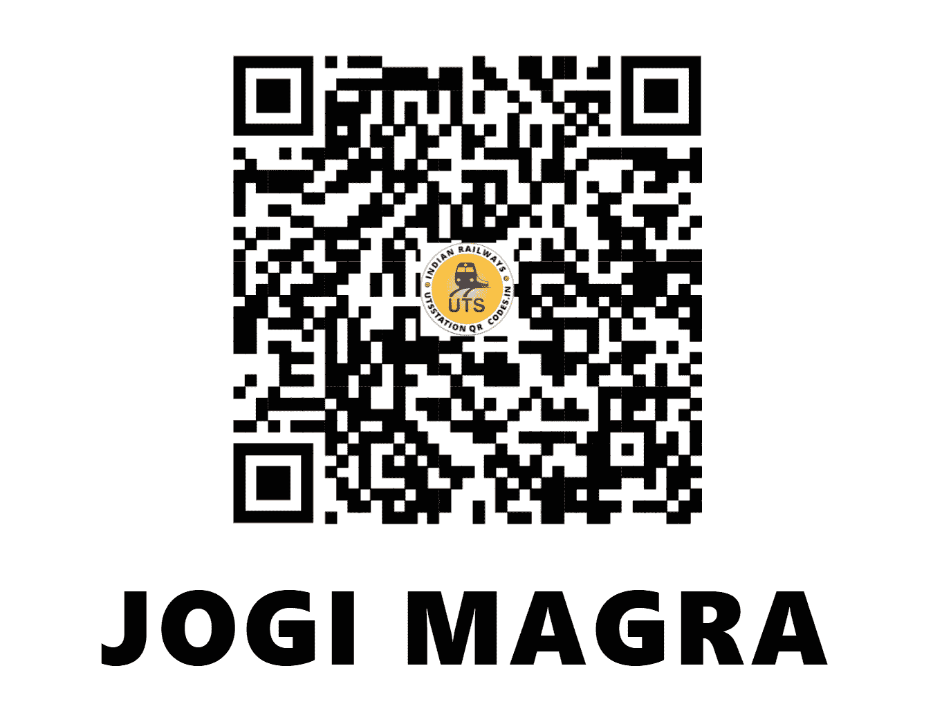 UTS QR Code for JOGI MAGRA - JOM (NW - RAJASTHAN)