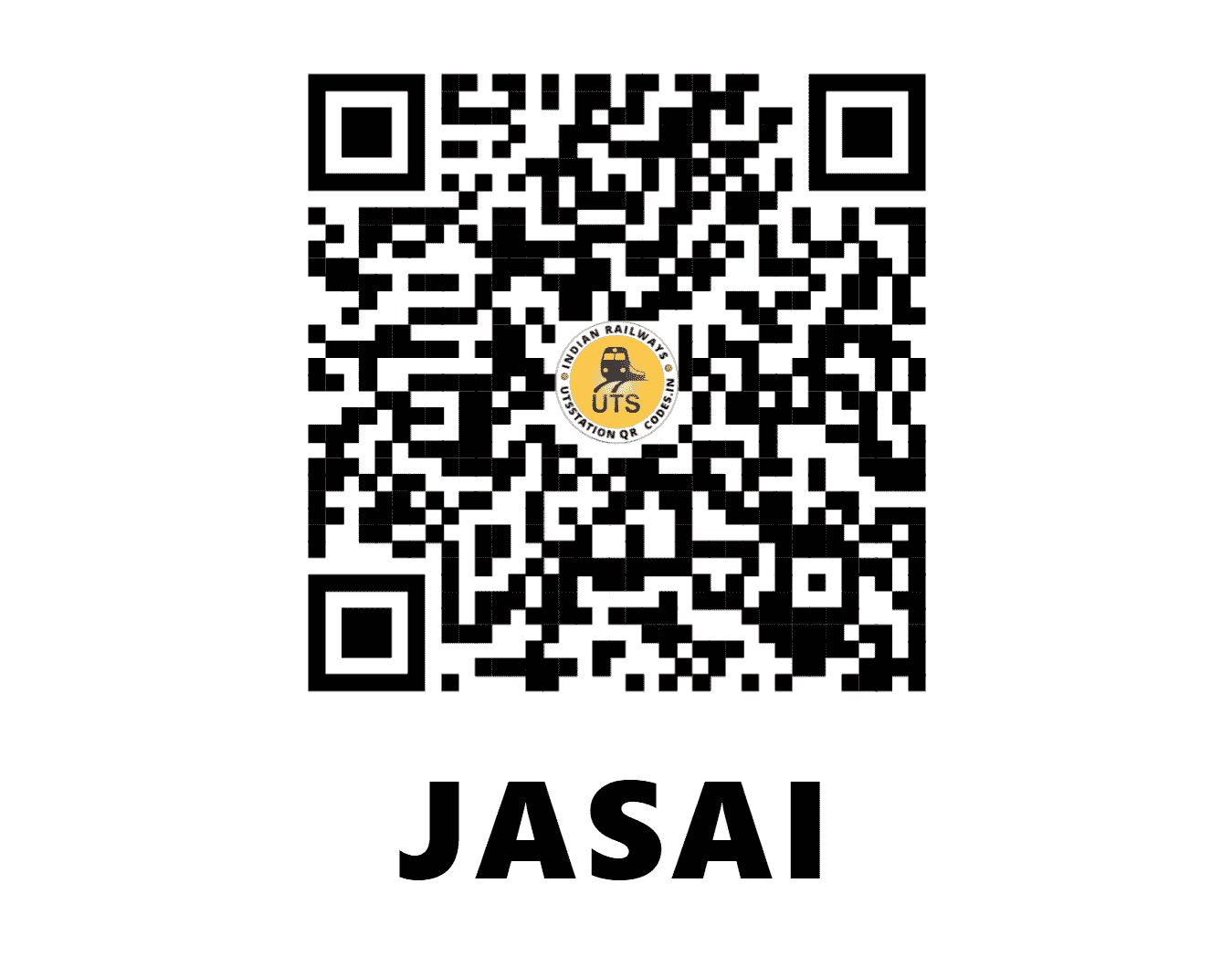 UTS QR Code for JASAI - JSA (NW - RAJASTHAN)